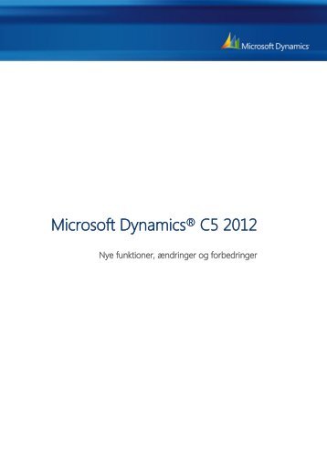 Microsoft Dynamics® C5 2012