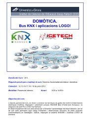 CURS: DOMÃTICA. Bus Knx i aplicacions amb LOGO!.