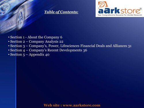 Aarkstore - Robert Bosch GmbH - Strategic SWOT Analysis Review