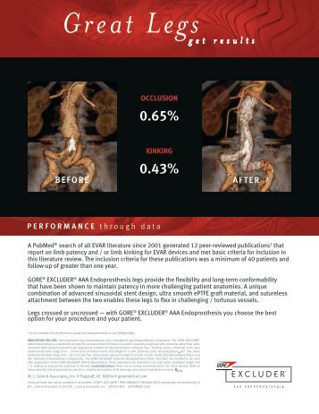 Reference List - Gore Medical