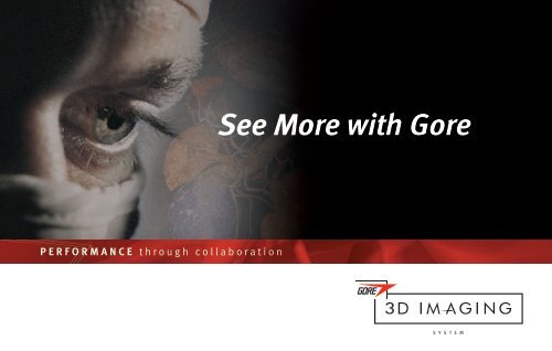 State-of-the-Art 3D Imaging. Changing the Paradigm ... - Gore Medical