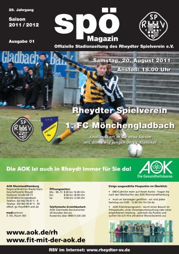 20. August 2011 1.FC MÃ¶nchengladbach - beim Rheydter SV