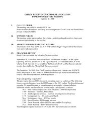 OR 10-21-08 Board meeting minutes - HOA Management