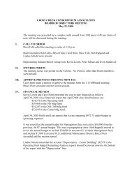 CC 5-23-08 BOD Meeting Minutes - Summit Resort Group HOA ...