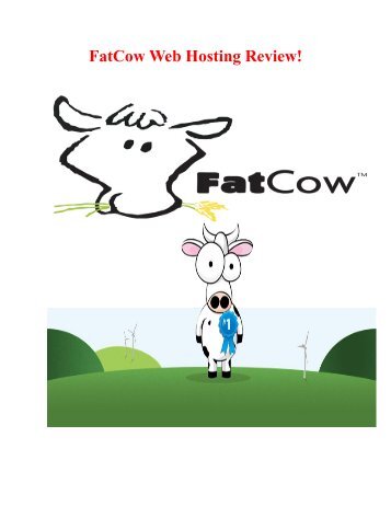 FatCow Web Hosting Review!