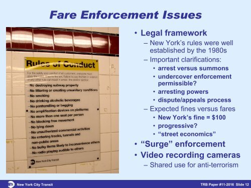 Measuring & Controlling Subway Fare Evasion ... - Lexciestuff.net