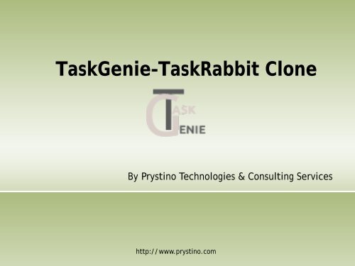 TaskGenie–TaskRabbit Clone