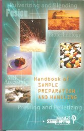 2007 Handbook of Sample Prep & Handling - 10th ... - SPEX Speaker