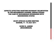 aspects affecting maritime boundary delimitation in the mozambique ...