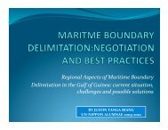 Regional Aspects of Maritime Boundary Delimitation in the Gulf of ...