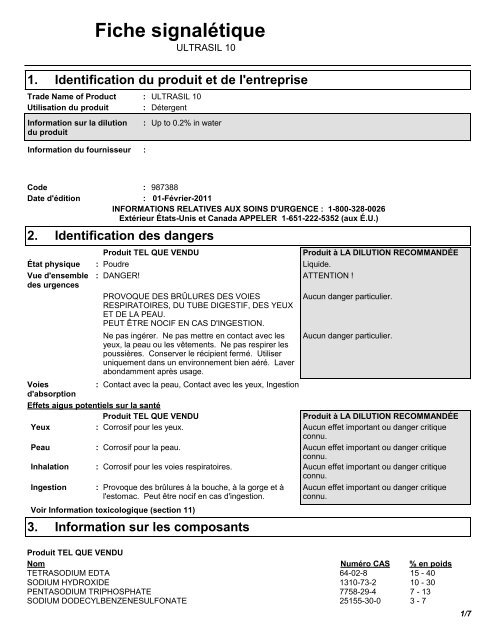 Savon Ultrasil 10 Les A Quipements D A C Rablia Re Cdl Inc