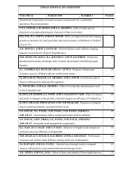 INDIAN JOURNAL OF AGRONOMY VOLUME 36 MARCH 1991 ...