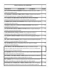 INDIAN JOURNAL OF AGRONOMY VOLUME 39 MARCH 1994 ...