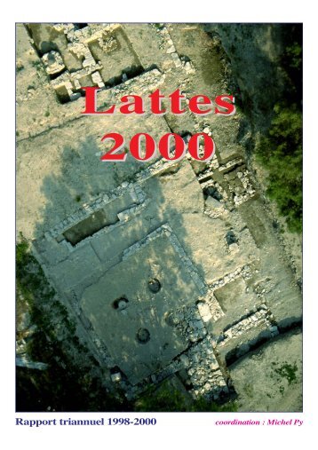 Rapport triannuel 1998-2000 - Lattara
