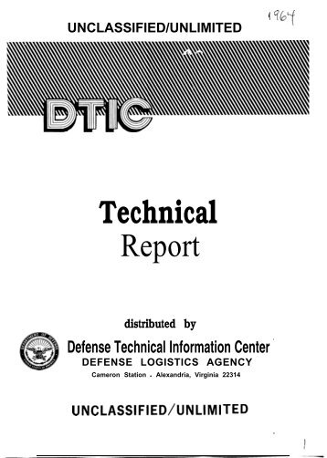 Technical Report - International Military Testing Association