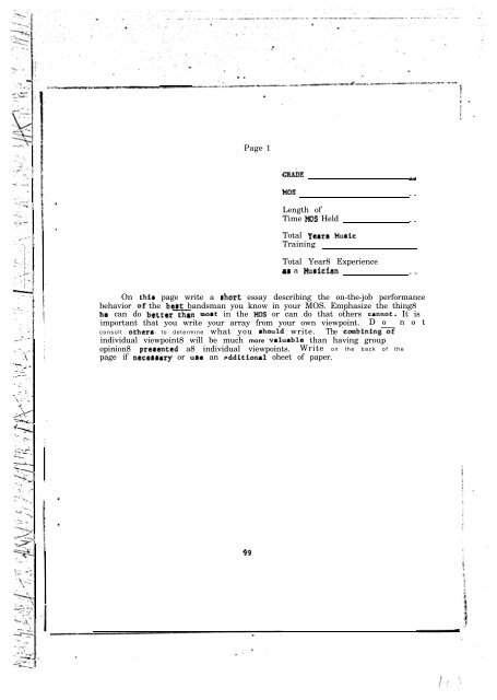 Technical Report - International Military Testing Association