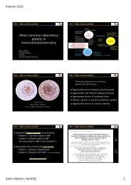 Most common laboratory pitfalls in IHC - NordiQC