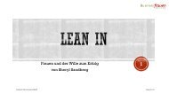 Lean In - Das Buch