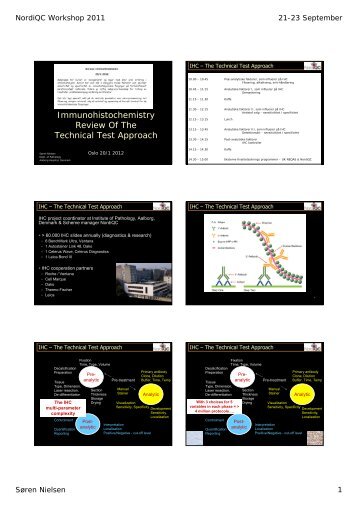 Immunohistochemistry Review Of The Technical Test ... - NordiQC