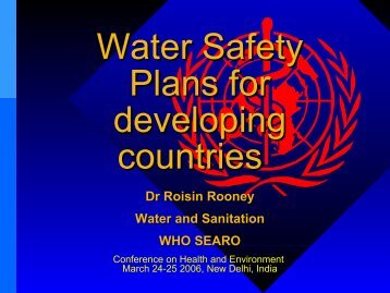 Water safety plans - Rainwater Harvesting