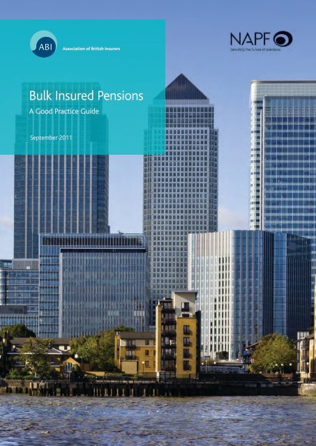 Bulk Insured Pensions - A Good Practice Guide - NAPF