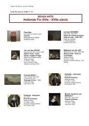 Listes des oeuvres beaux-arts, Salle12 - Ville de Cambrai.com