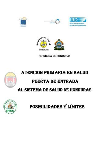 Secretaría de Salud de Honduras. Atención Primaria en Salud como ...