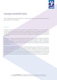 euroopa noorteinfo harta - eryica