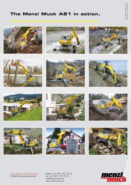 The king's class of mobile Allterrain-Excavators.