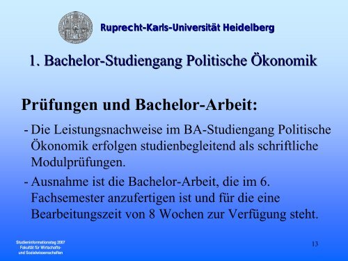 und Sozialwissenschaften - Ruprecht-Karls-Universität Heidelberg