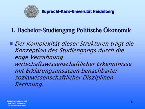 und Sozialwissenschaften - Ruprecht-Karls-Universität Heidelberg