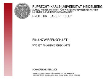 ruprecht-karls-universität heidelberg prof. dr. lars p. feld ...