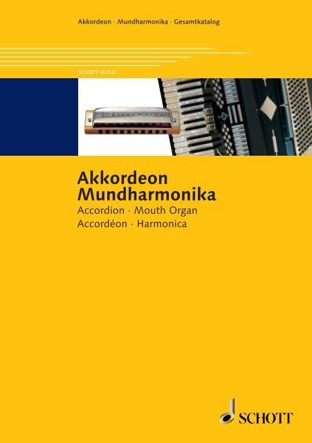 Akkordeon Mundharmonika - Schott Music