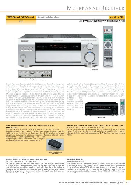 Home Entertainment Guide 03 - 04 part 2 - Pioneer Europe