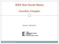 IEEE New South Wales ComSoc Chapter