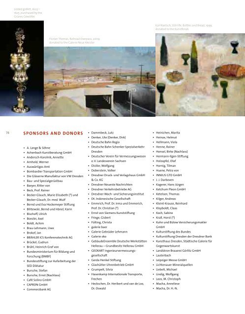 Annual Report 2010 - Staatliche Kunstsammlungen Dresden