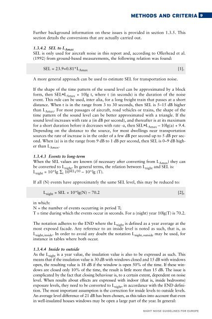 Night noise guidelines for Europe - WHO/Europe - World Health ...