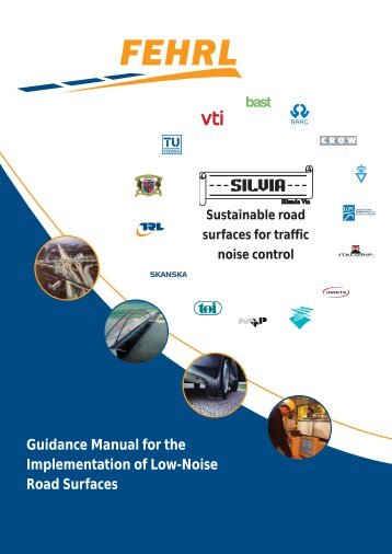 Guidance Manual for the Implementation of Low-Noise Road Surfaces ...