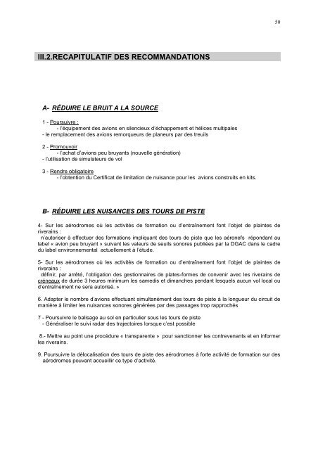 Bruit de l'aviation légère en France - Bruitparif