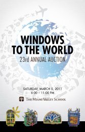 to view more exciting live and silent auction items - The Miami Valley ...
