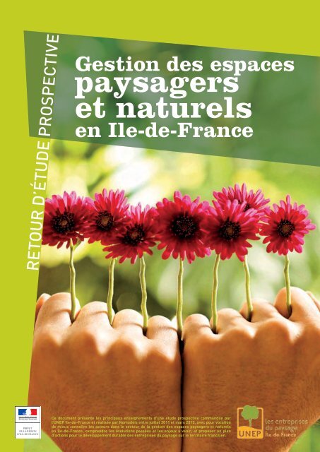 Plaquette Gestion des espaces paysagers et naturels en Ile de France