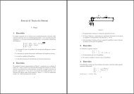 Esercizi di Teoria dei Sistemi