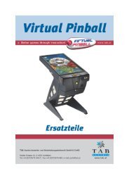 Ersatzteile für Virtual Pinball
