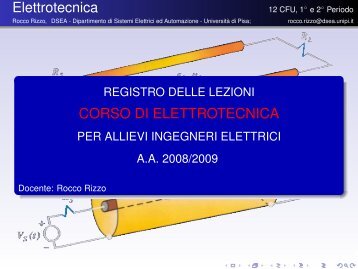 to get the file - Dipartimento di Sistemi Elettrici e Automazione