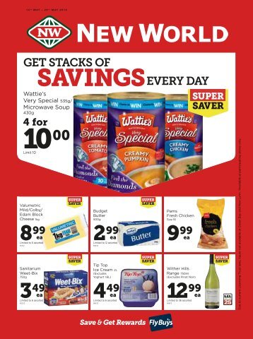 get stacks of savings - New World