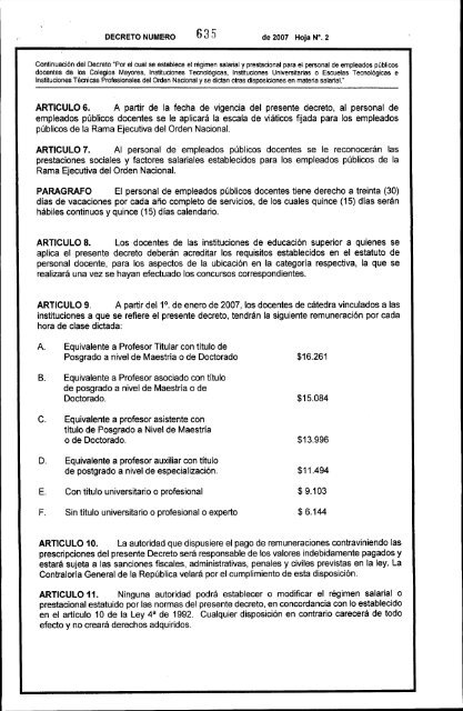 Decreto 635 de 2007 - Instituto Tecnológico Pascual Bravo