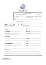 Page 1 Wits Language School Certificate in TEYL/TBE 2012 1 TEYL ...