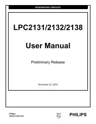 LPC2131/2132/2138 User Manual - mct.net