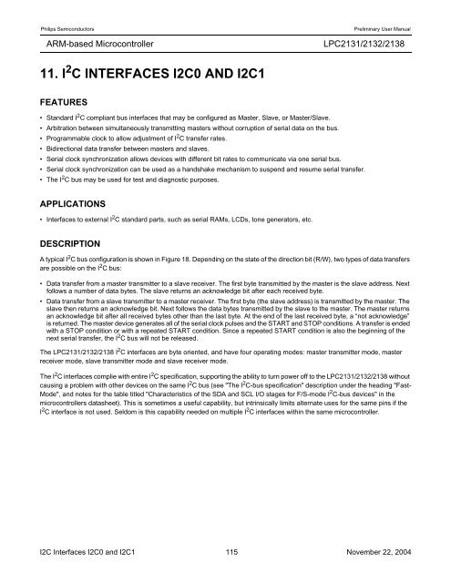 LPC2131/2132/2138 User Manual - mct.net