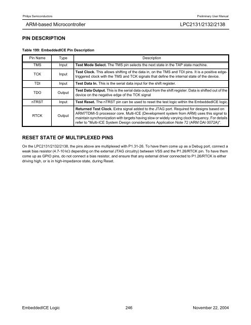 LPC2131/2132/2138 User Manual - mct.net